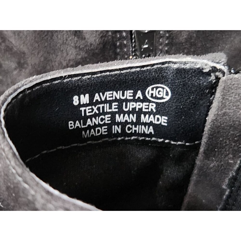 EUC A2 by Aerosoles Avenue A Black Ankle Zip Booties/Sz. 8M - Picture 9 of 10